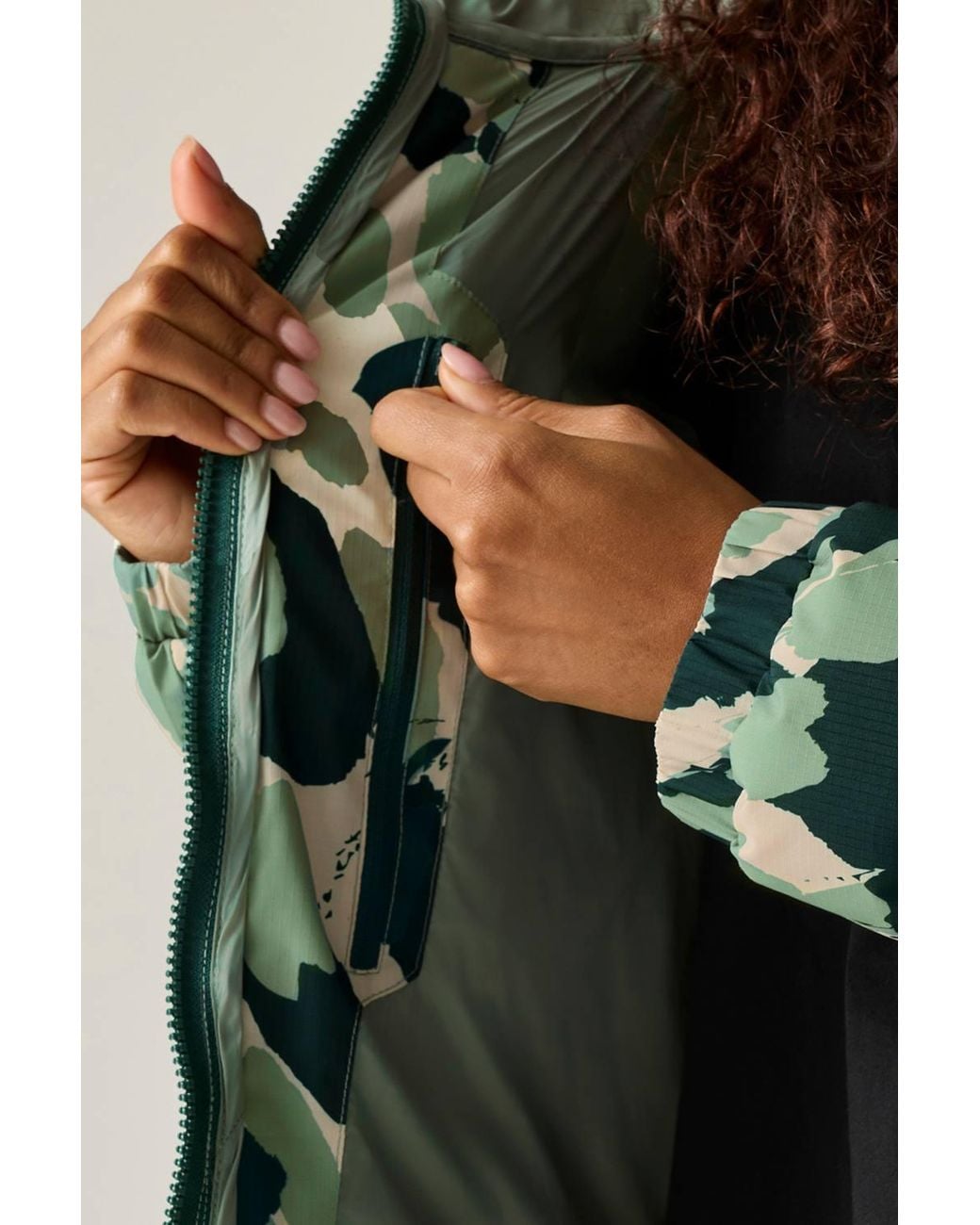 Regatta Green Aldthorn Hooded Water-Repellent Insulating Padded Jacket