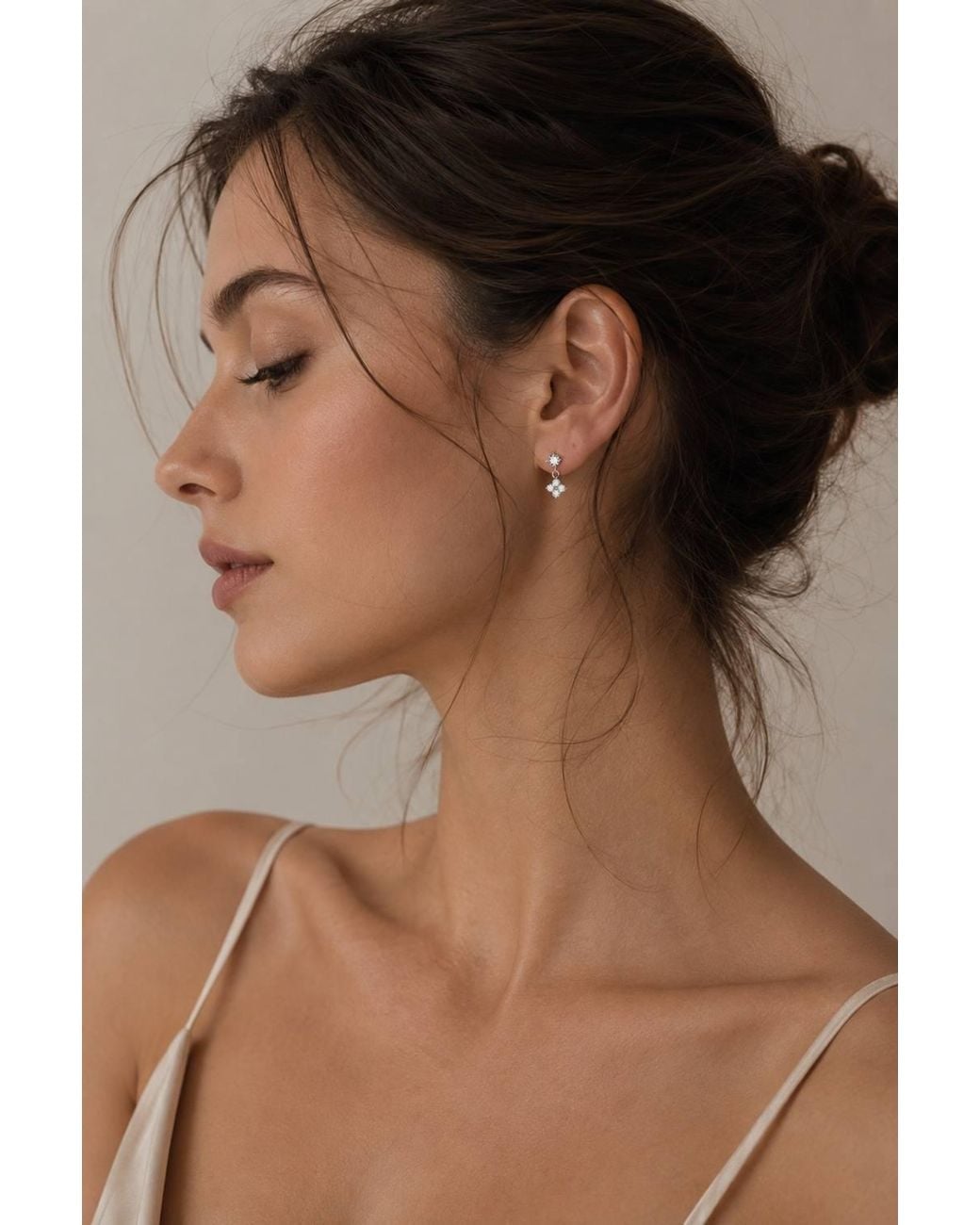 Lovii Brown Luxe Clover Crystal Drops