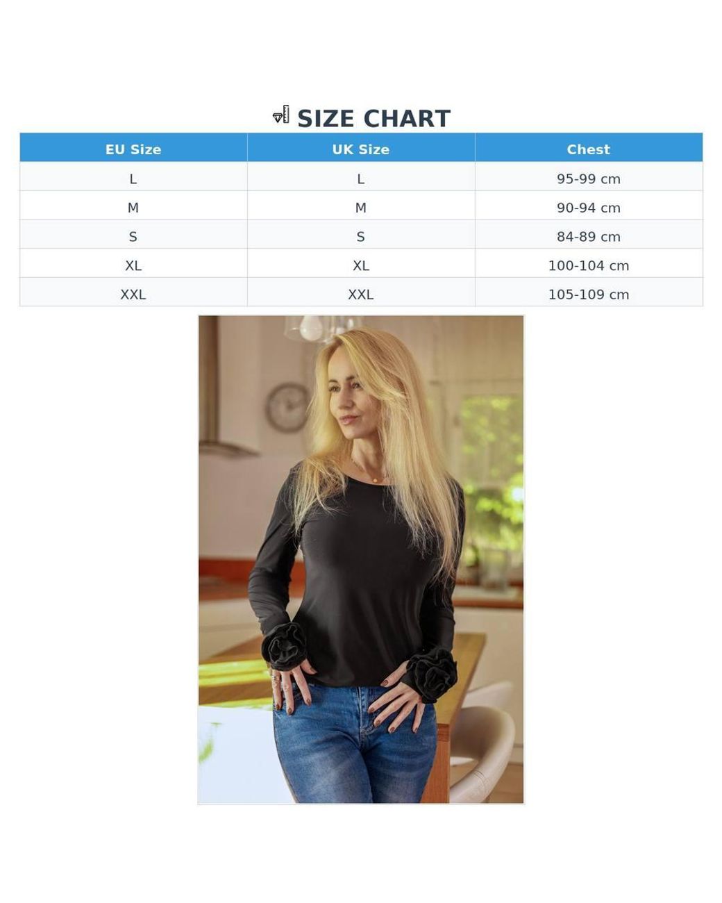 Love Lace Black Polyamide Everyday Long Sleeve Blouse
