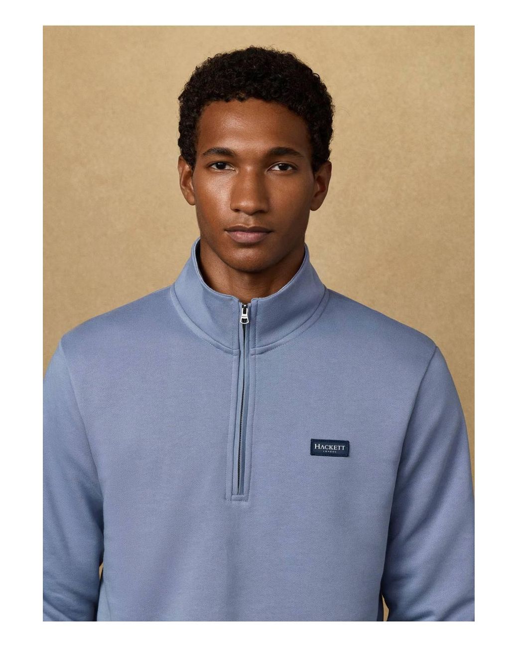 Hackett Blue Heritage Badge Sweatshirt for men