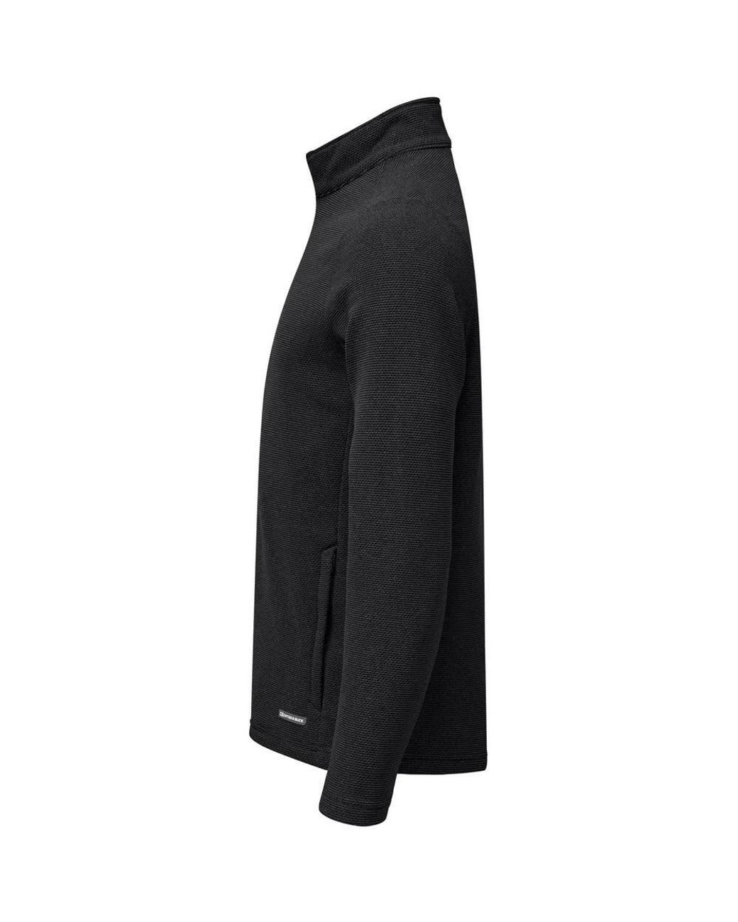 Cutter & Buck Black Hunts Point Full Zip Fleece Jacket for men