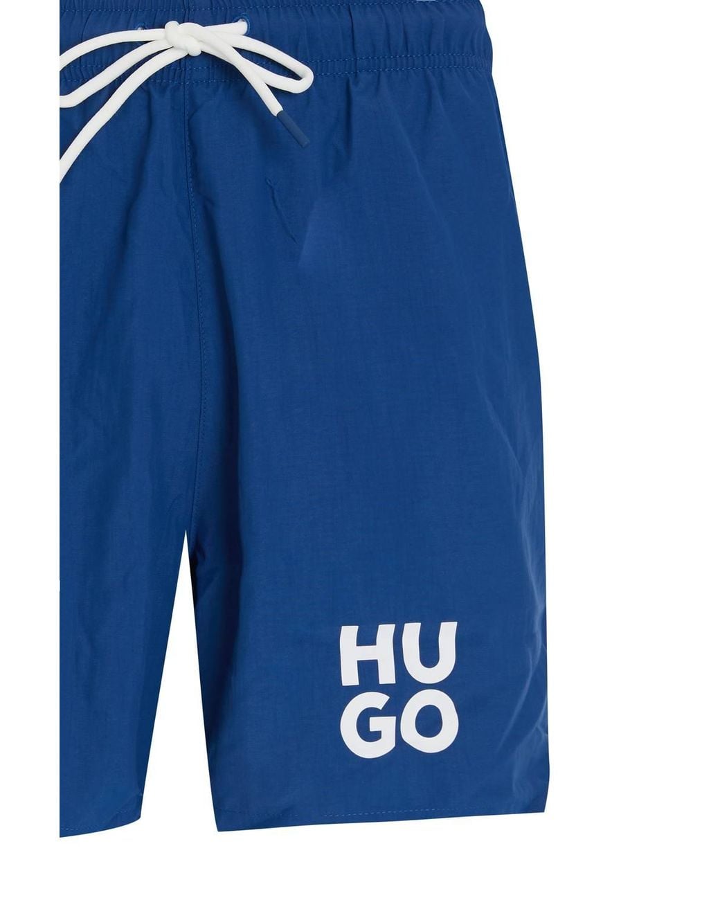 HUGO Blue Paolo Swim Shorts Open for men
