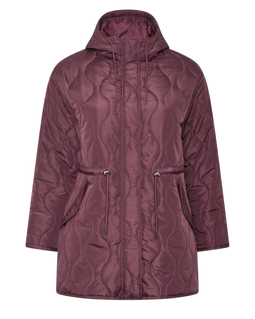 Yours Purple Lightweight Padded Jacket