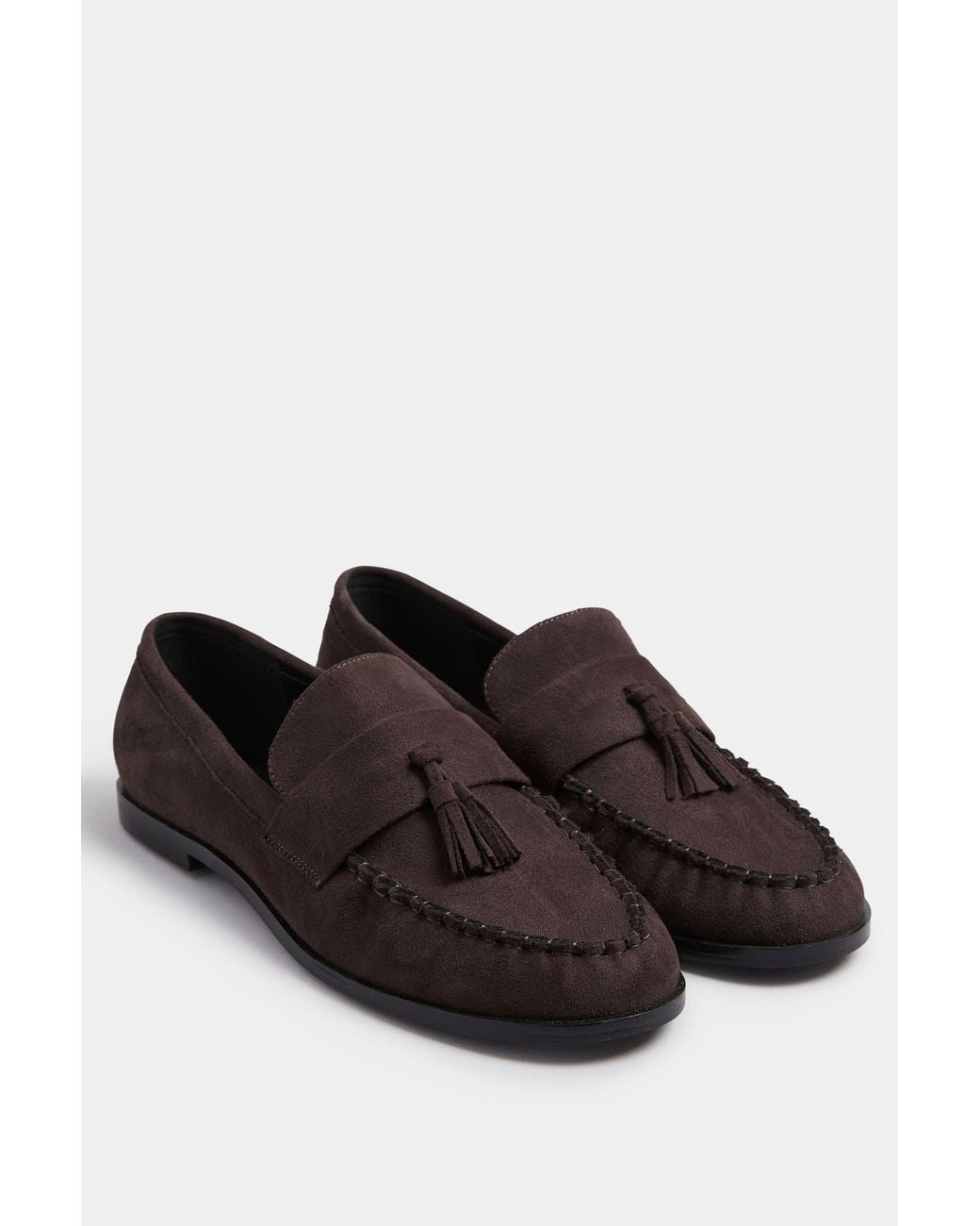 Long Tall Sally Brown Flat Loafers