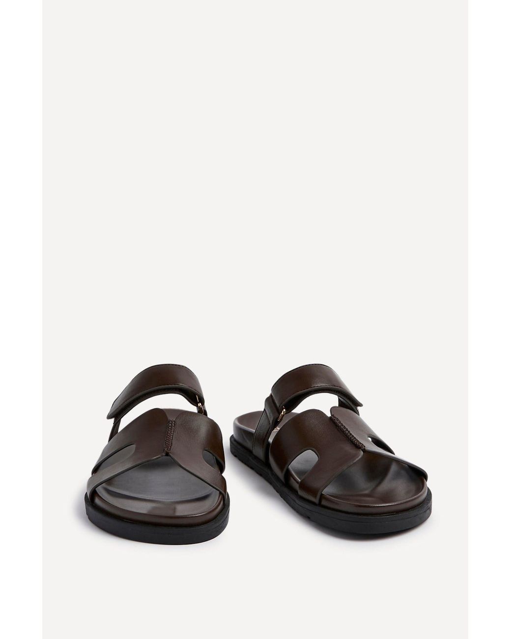 Linzi Black Emmy Faux Leather Sandals