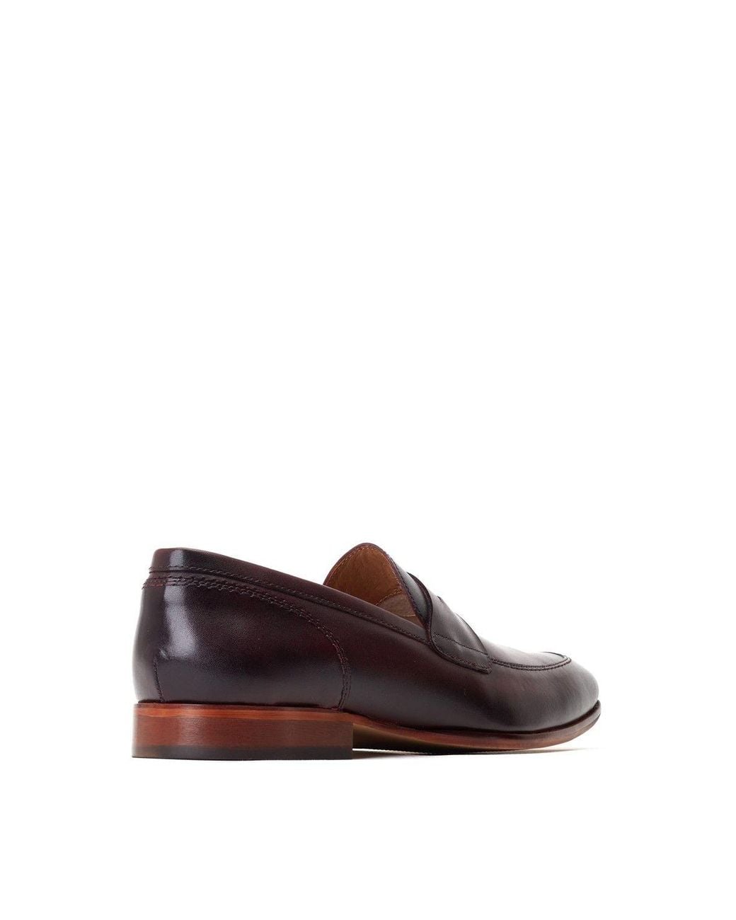 Base London Brown Bruno Penny Loafer for men