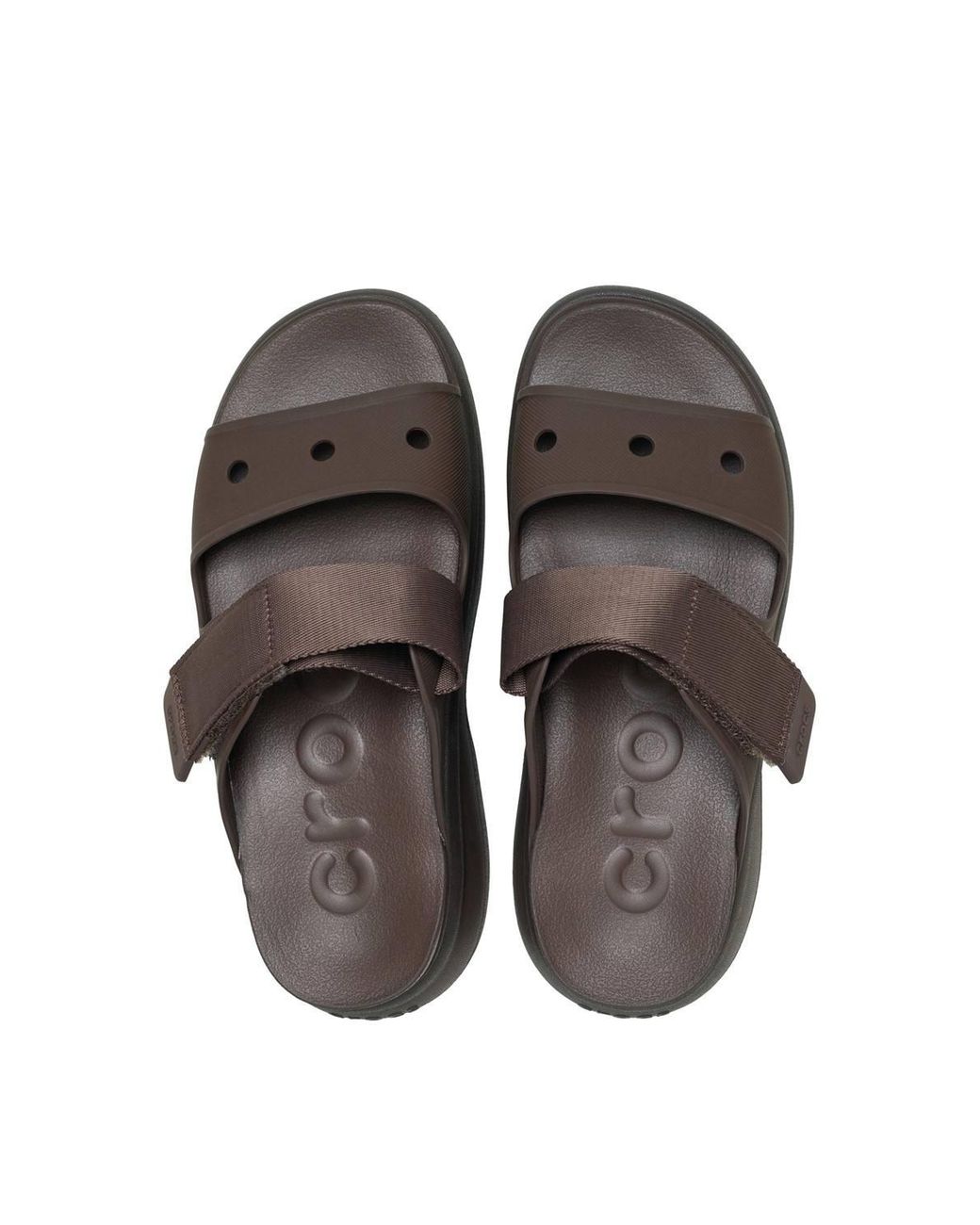 CROCSTM Brown Soho Two Strap Sandal