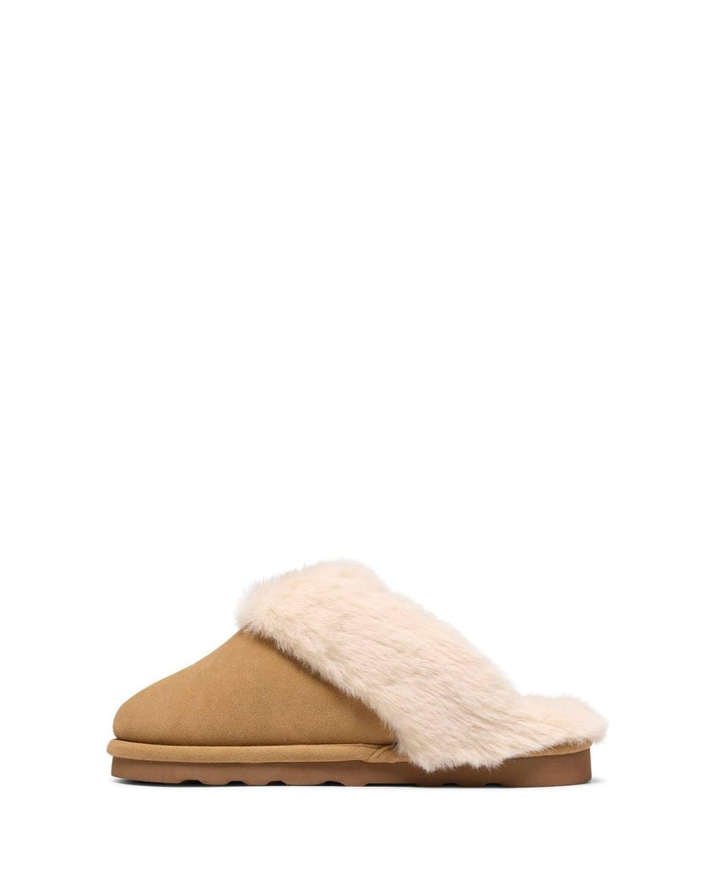 Clarks White Cherie Mule Slippers