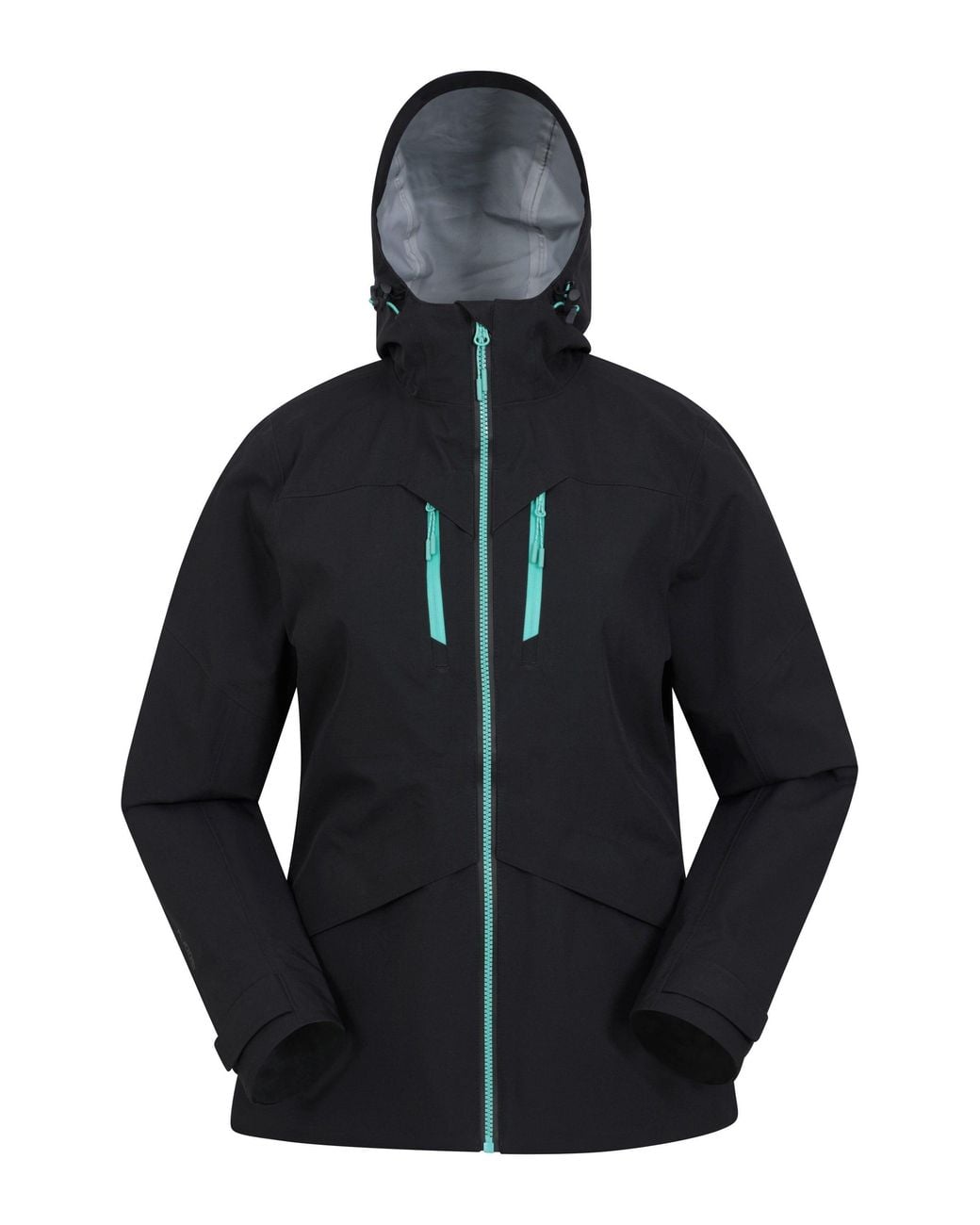 Mountain Warehouse Blue 'Rhine Extreme' Waterproof Breathable Hooded 3 Layer Winter Jacket