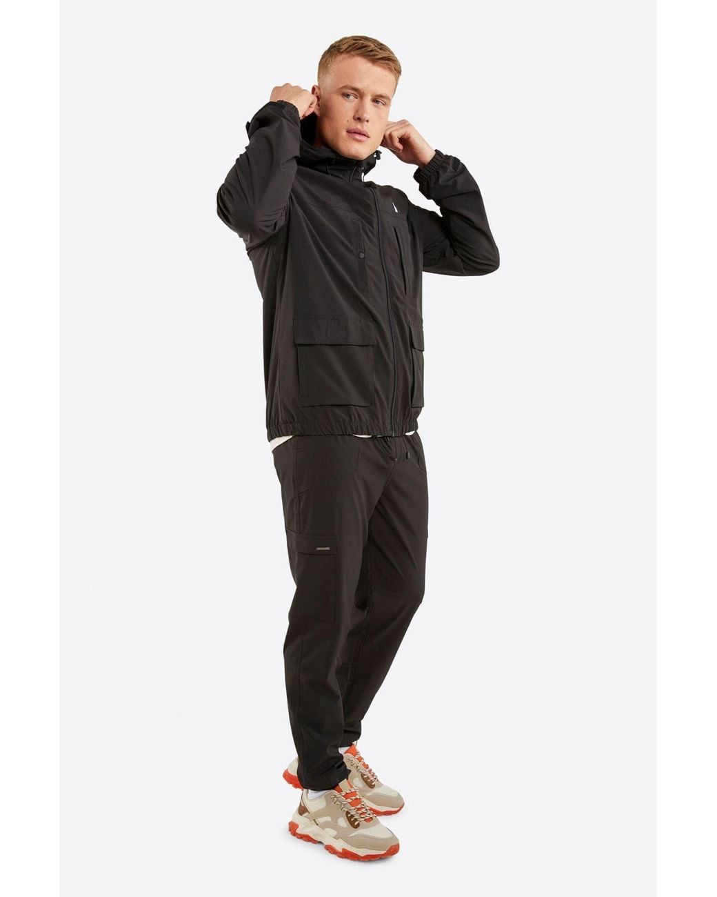 Nautica Black 'Jace' Full Zip Jacket for men