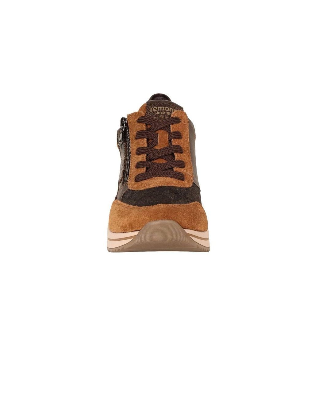 Remonte Brown 'Orkney' Wedge Trainers