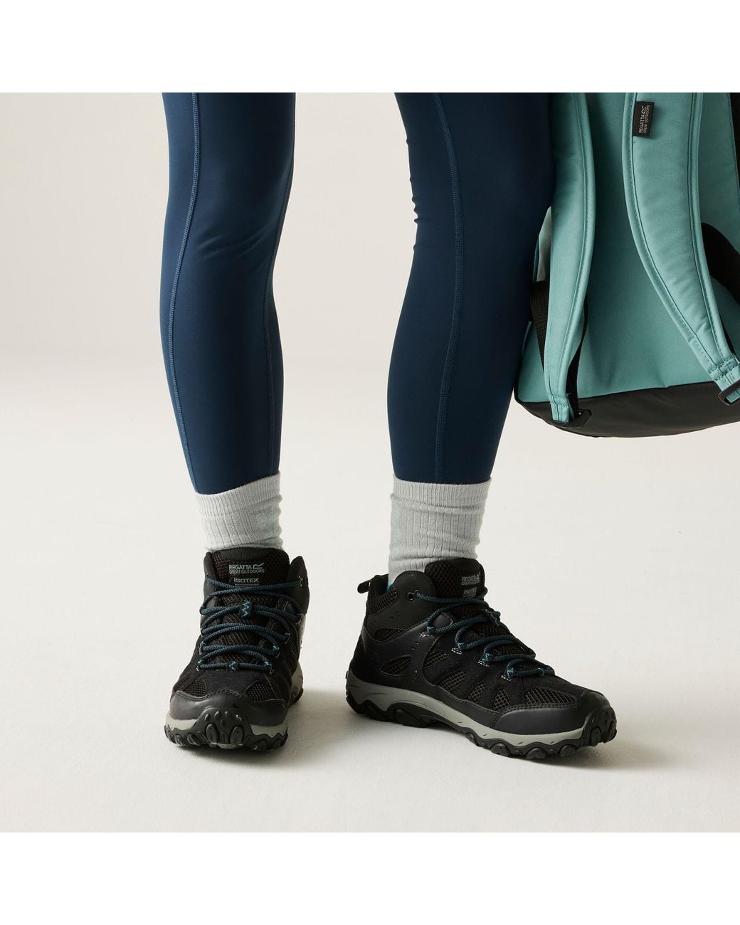 Regatta Blue Edgepoint Waterproof Breathable Mid Walking Boots