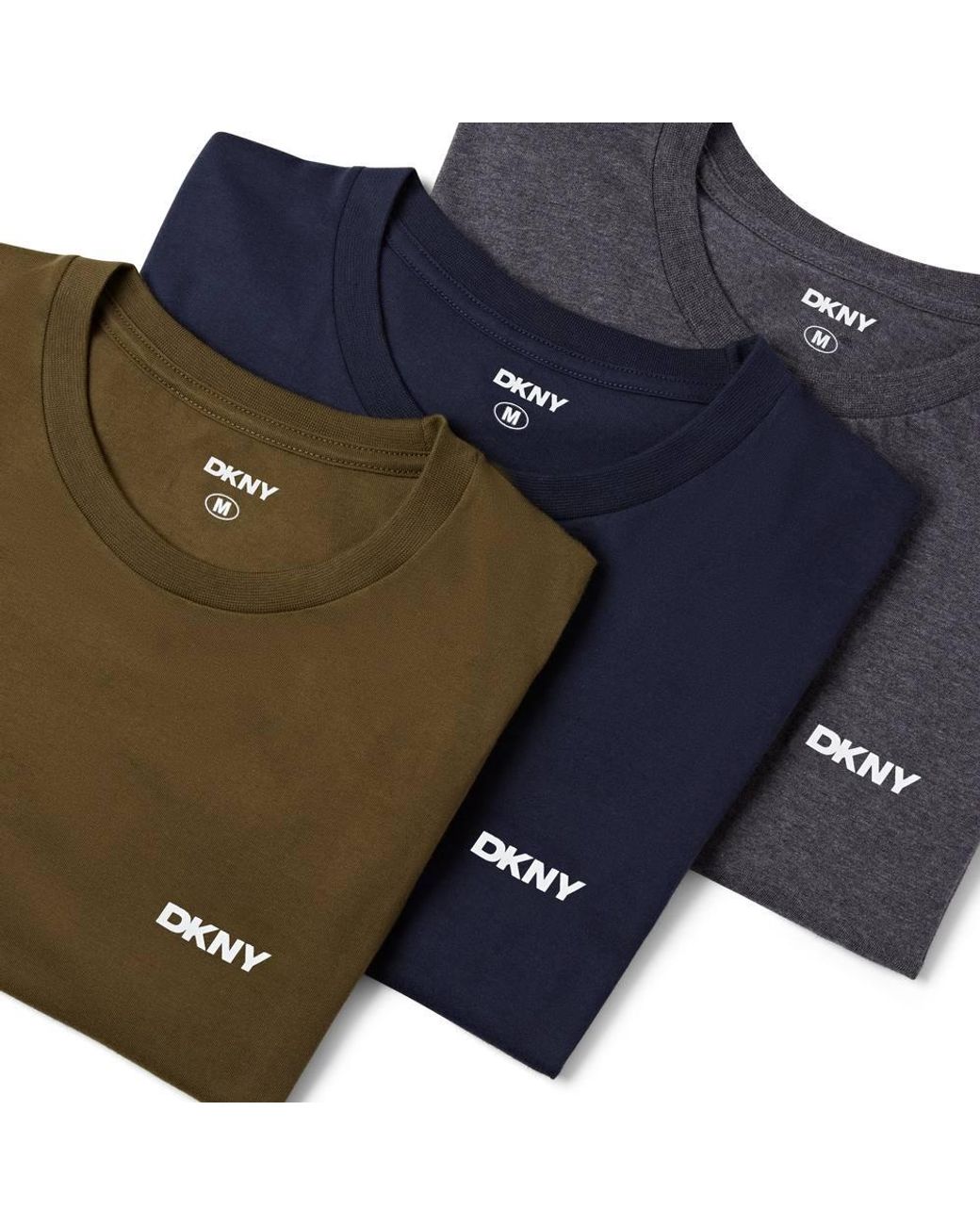 DKNY Gray 3 Pack Giants T-Shirts for men