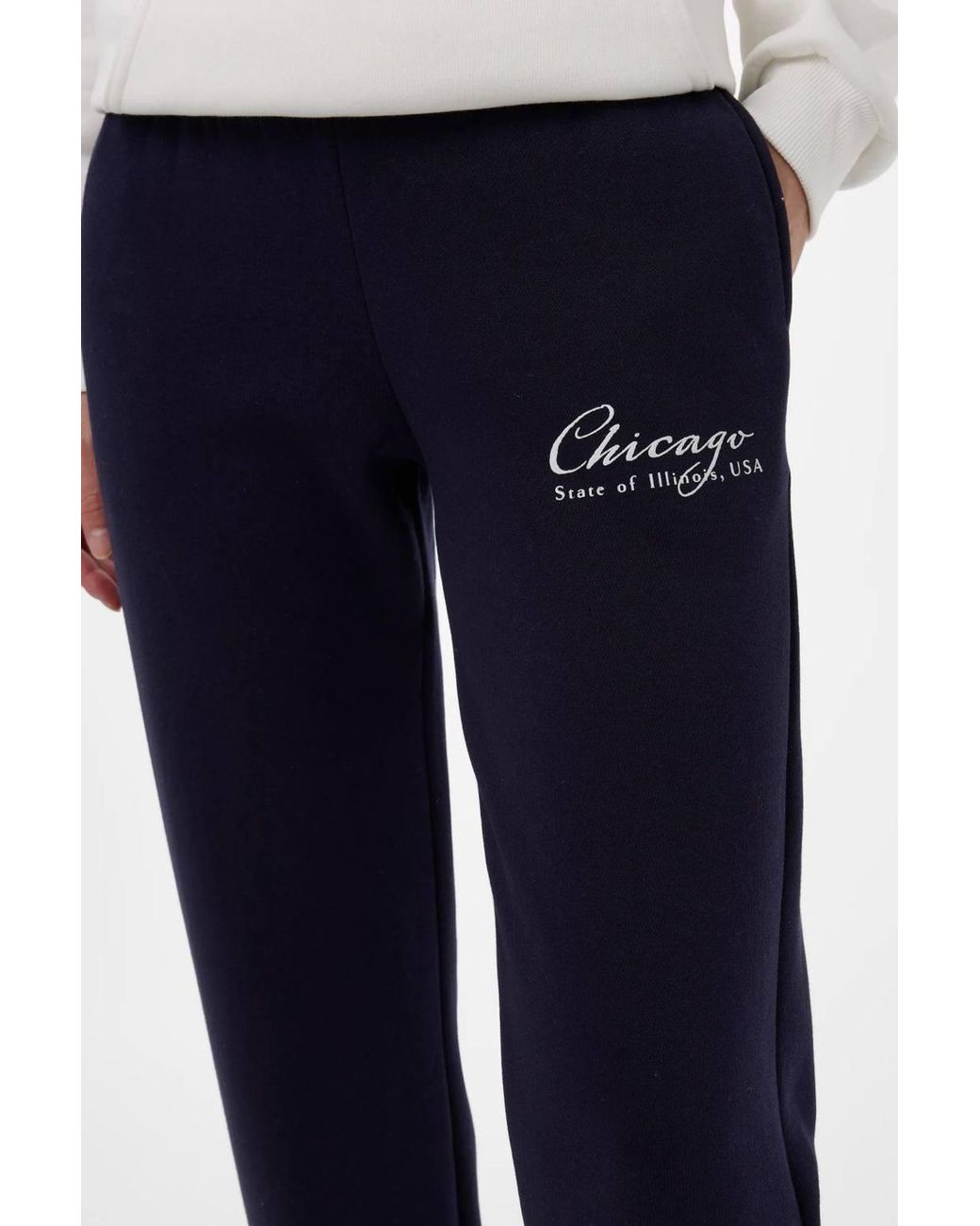 Hiccup Blue Elastic Waist Sweatpants