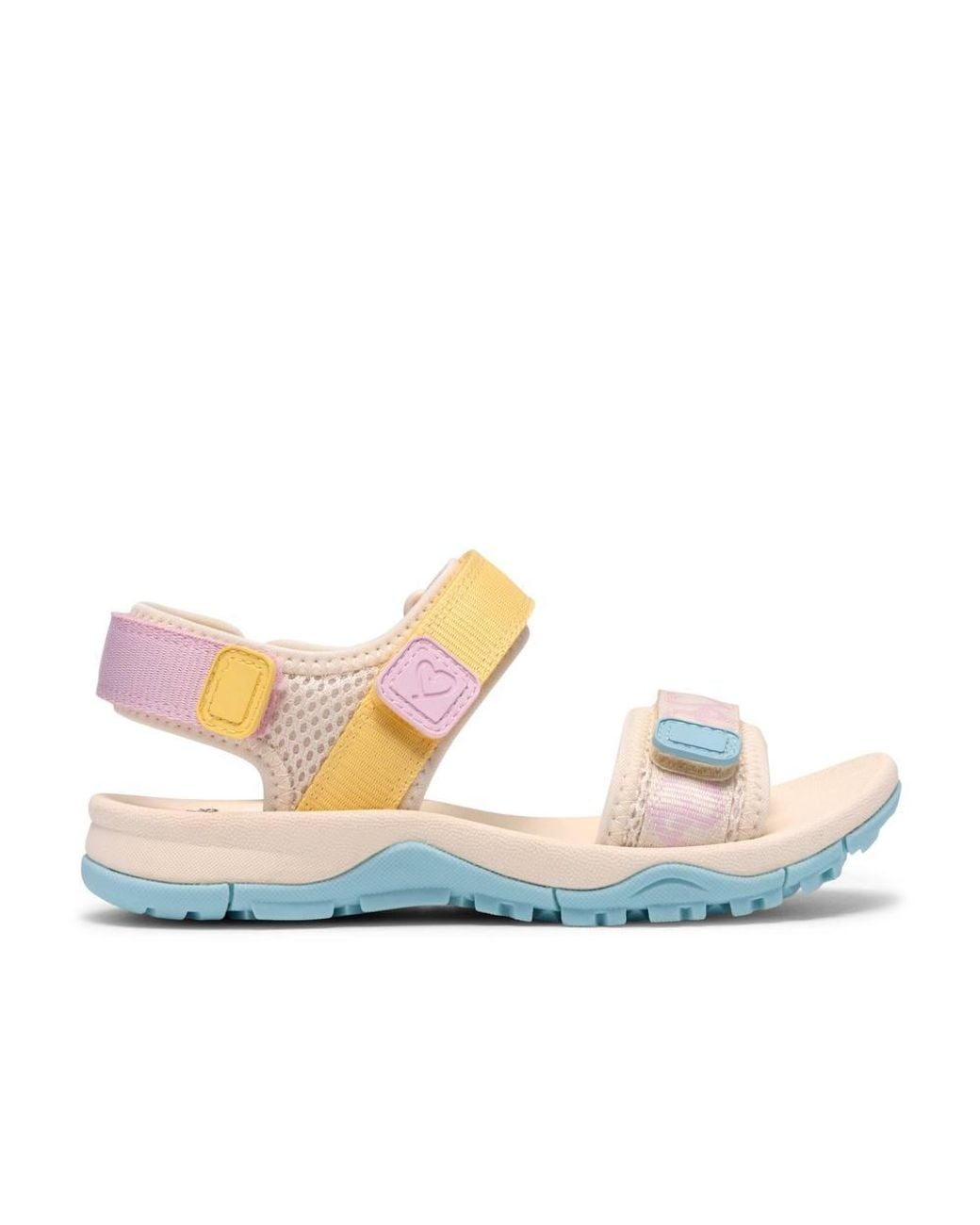 Clarks Blue Wharf Tide Kid Combination Flat Sandals, Two Part Sandals