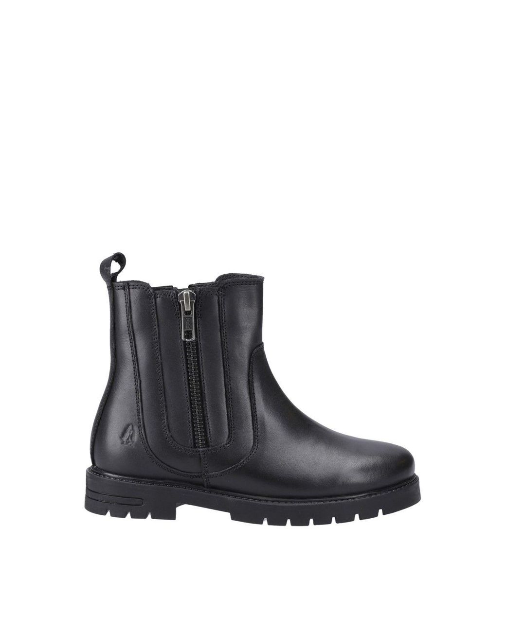 Hush Puppies Black Liana Zip Boot Senior