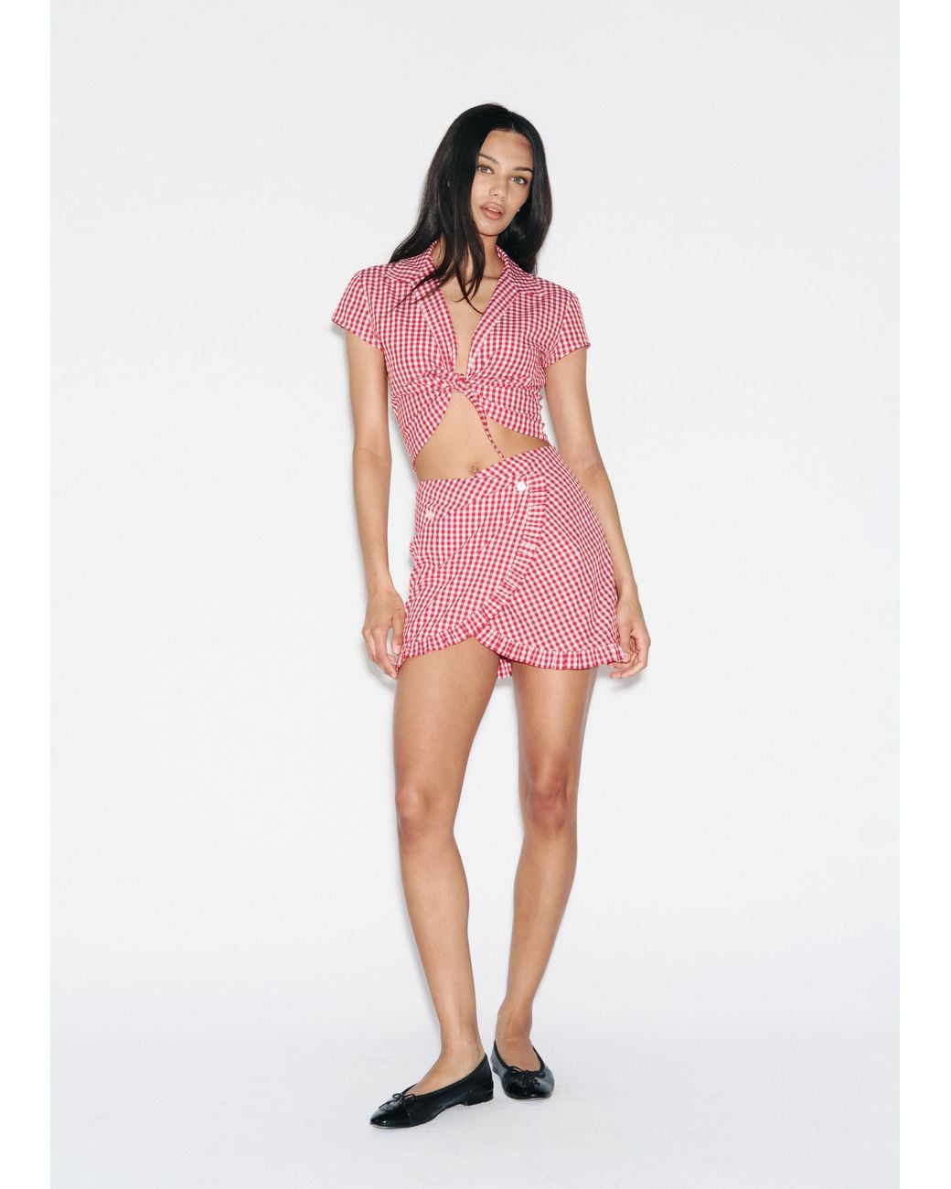 DEBUTE Pink The Stevie Skirt