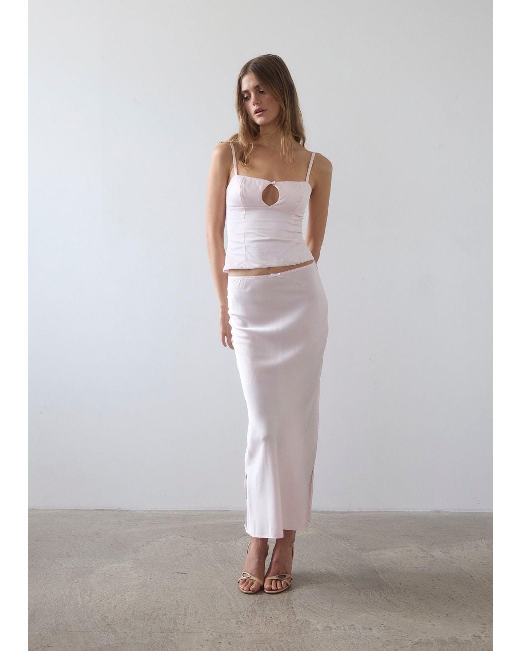 DEBUTE Gray The Ruby Skirt