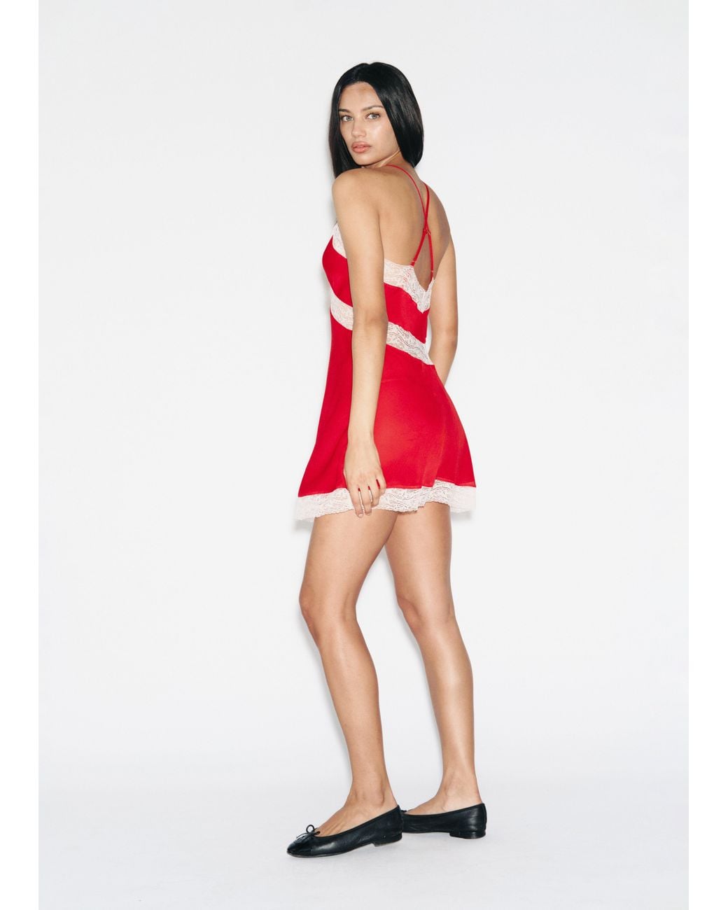 DEBUTE Red The Lola Dress