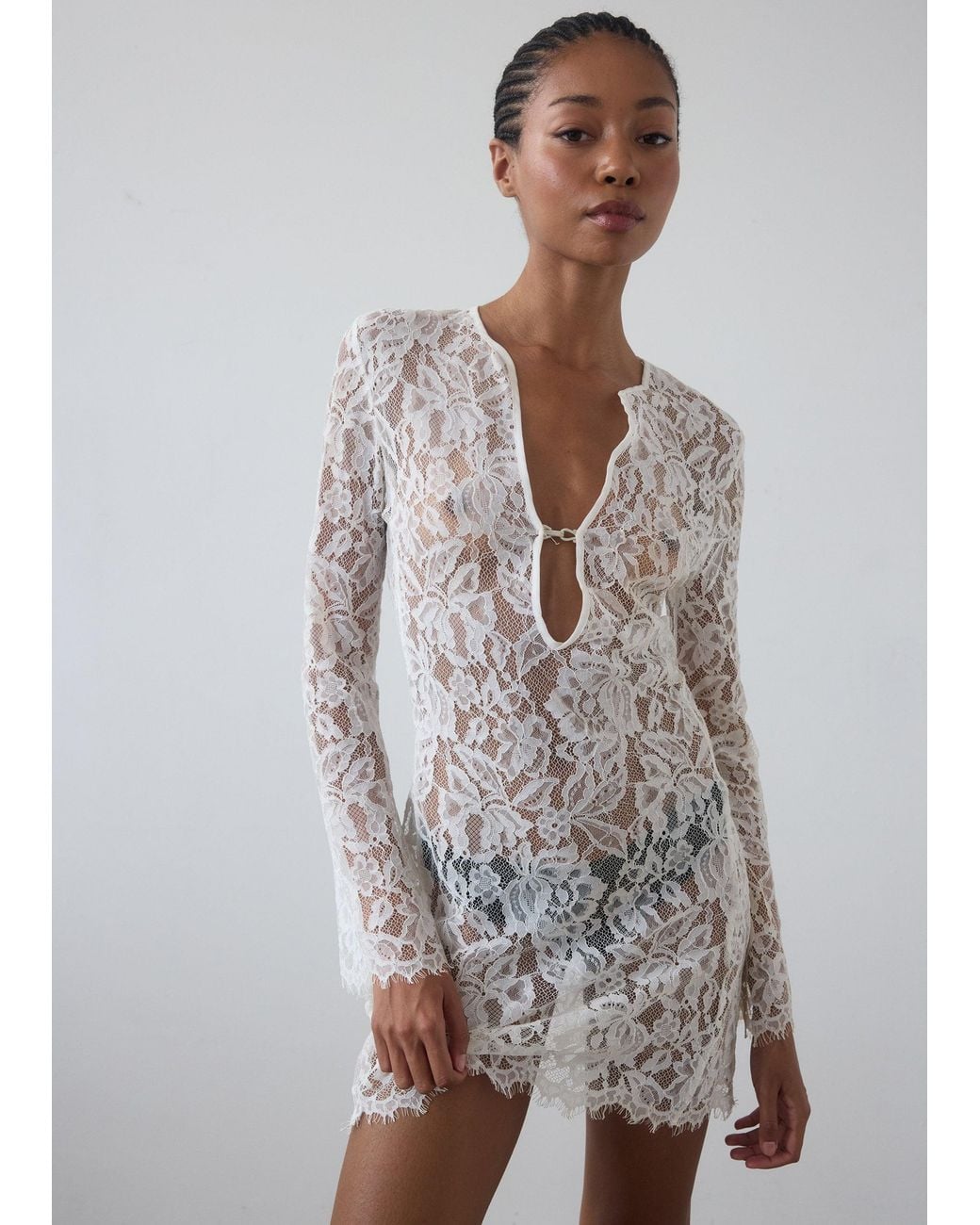 DEBUTE Gray The Sienna Dress