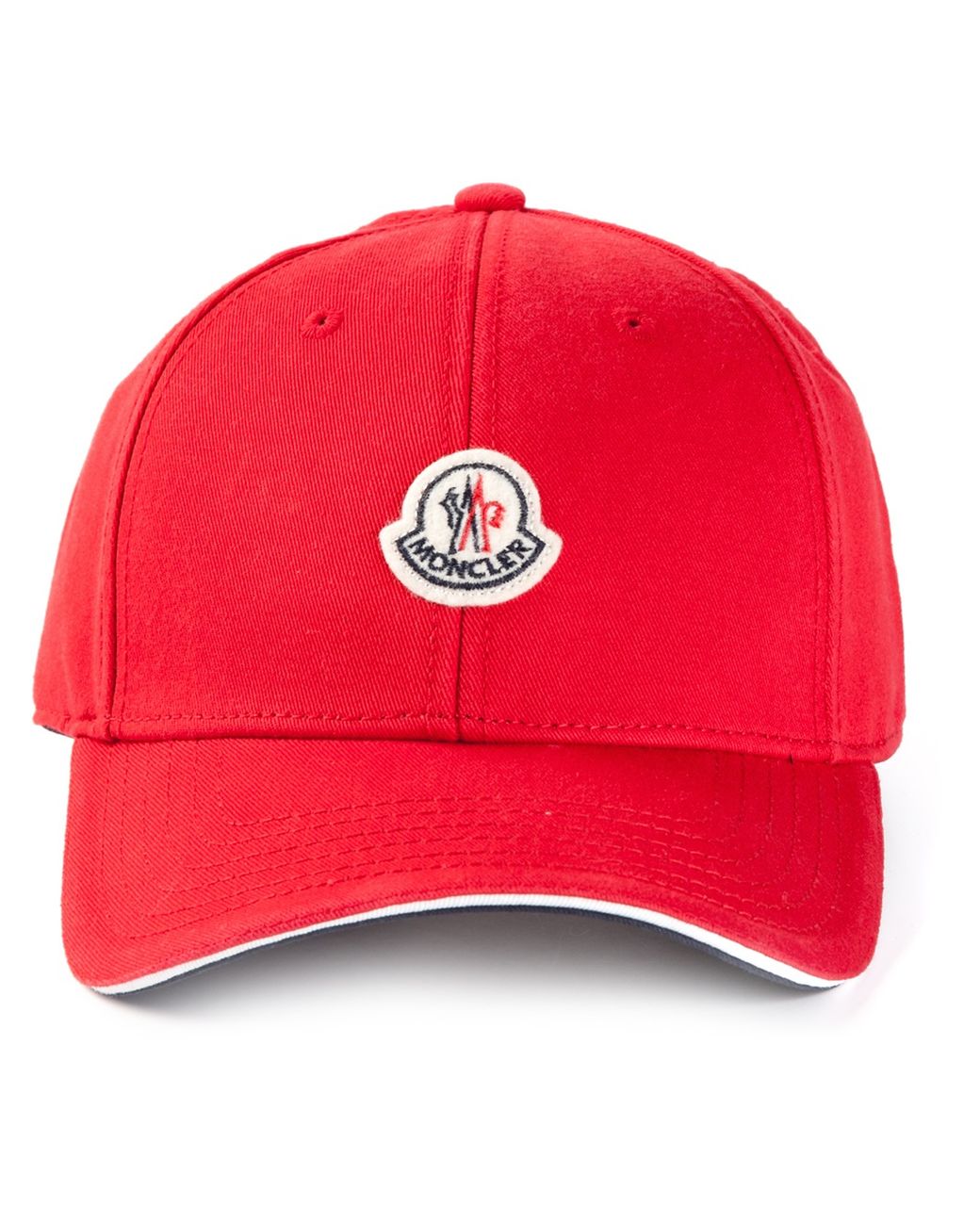 Moncler Classic Baseball Cap in Red for Men | Lyst