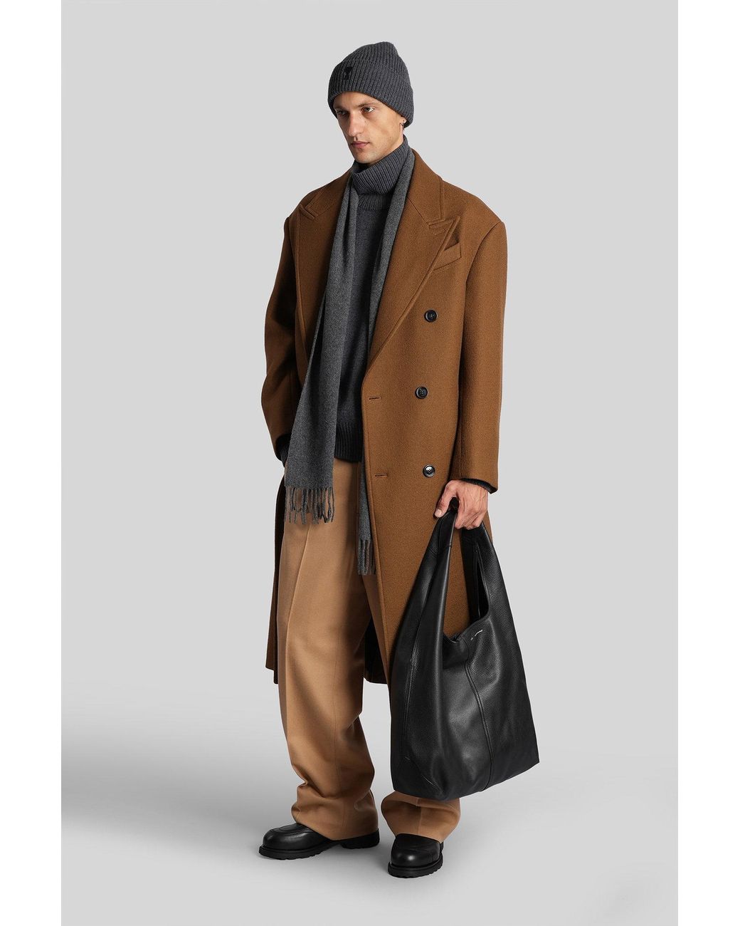 AMI Brown Pants for men