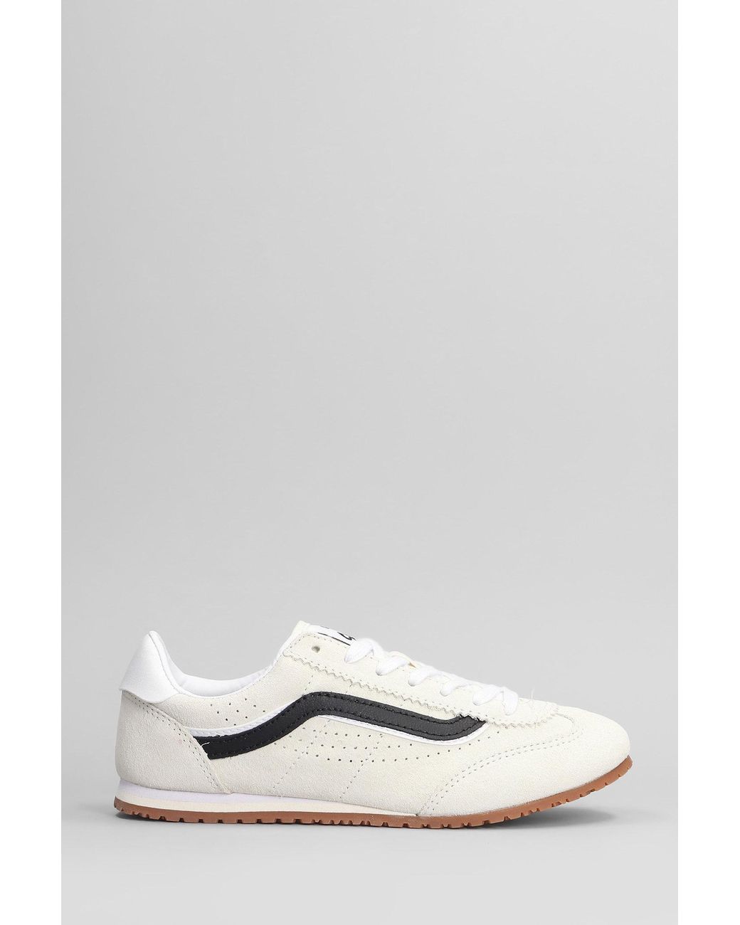 Vans White Super Lowpro Sneakers