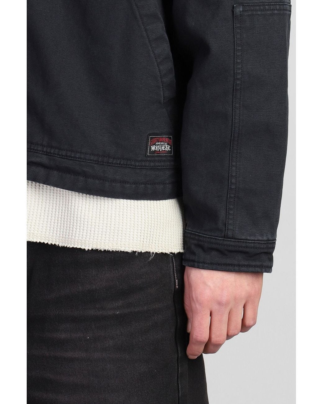 Stussy Black Casual Jacket for men