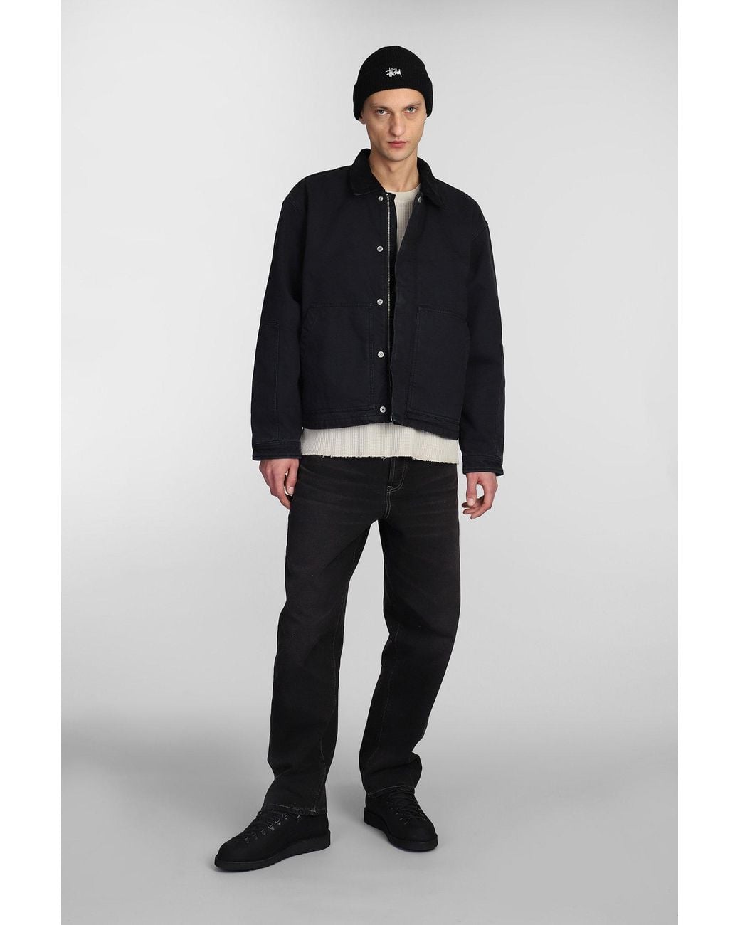Stussy Black Casual Jacket for men