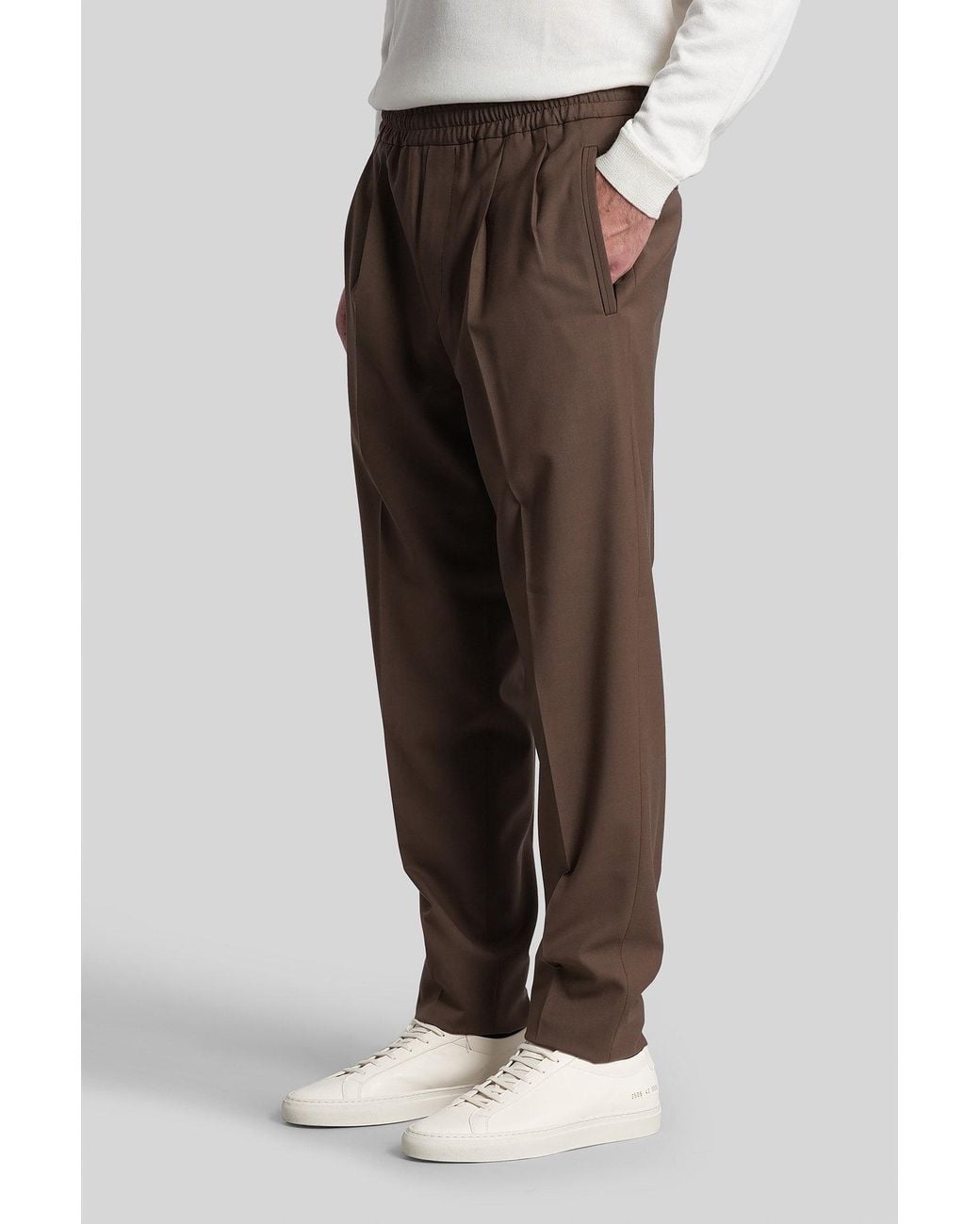 Zegna Brown Pants for men