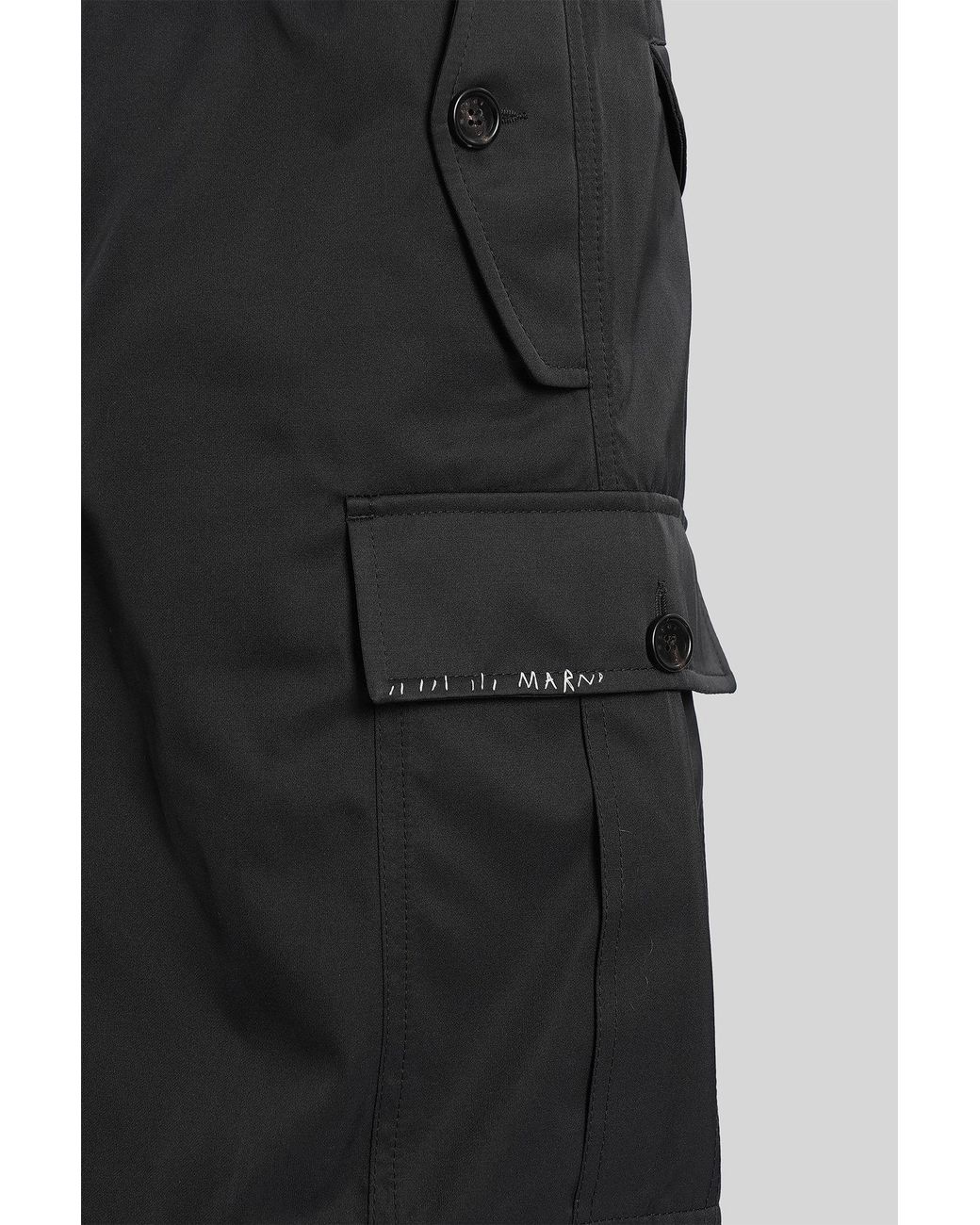 Marni Pants In Black Polyester for men