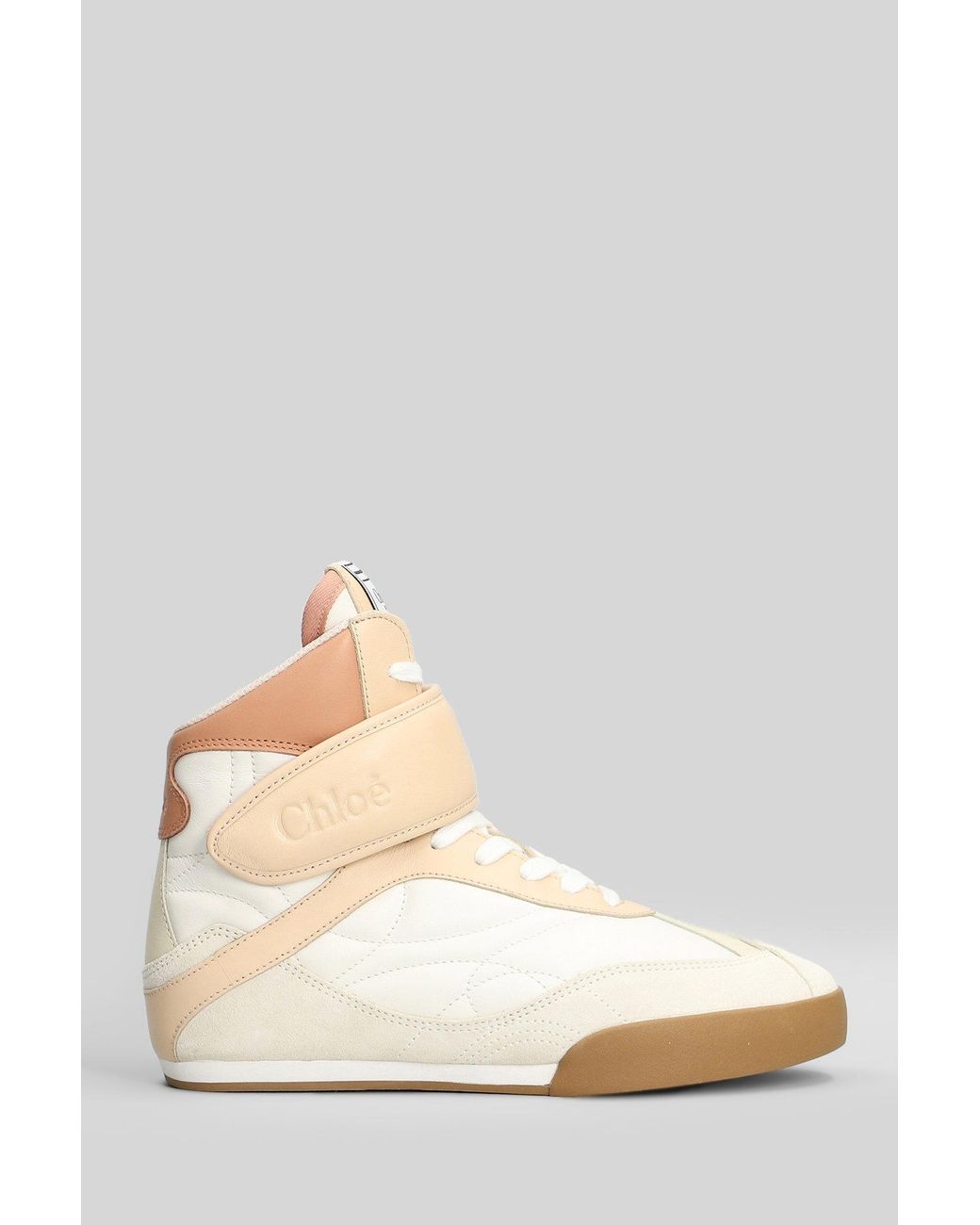 Chloé Natural Kick Sneakers