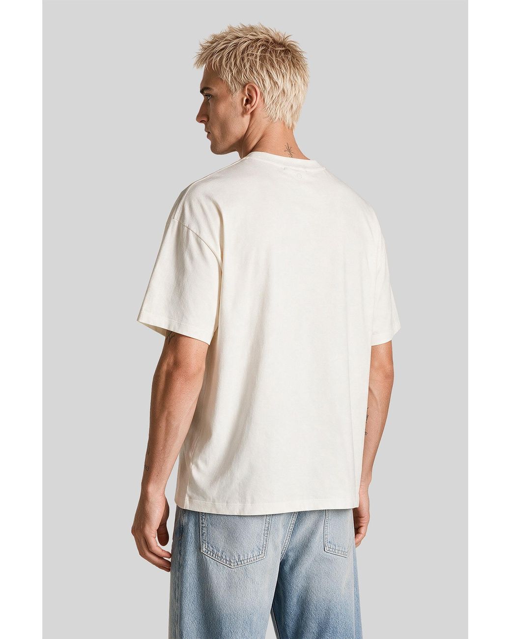 Represent White T-Shirt for men