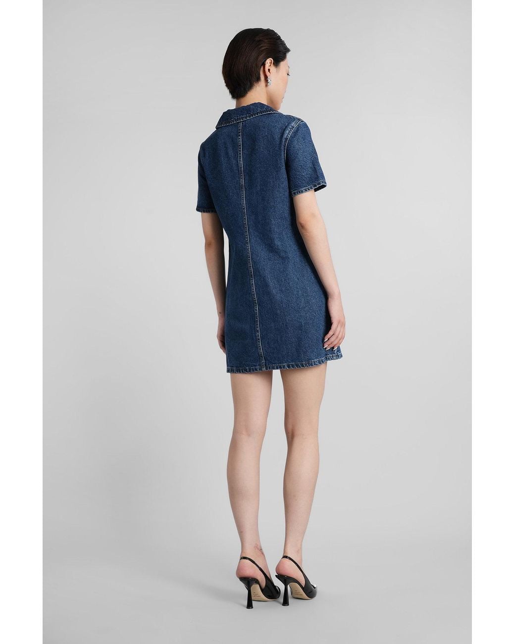 Self-Portrait Blue Mini Dress