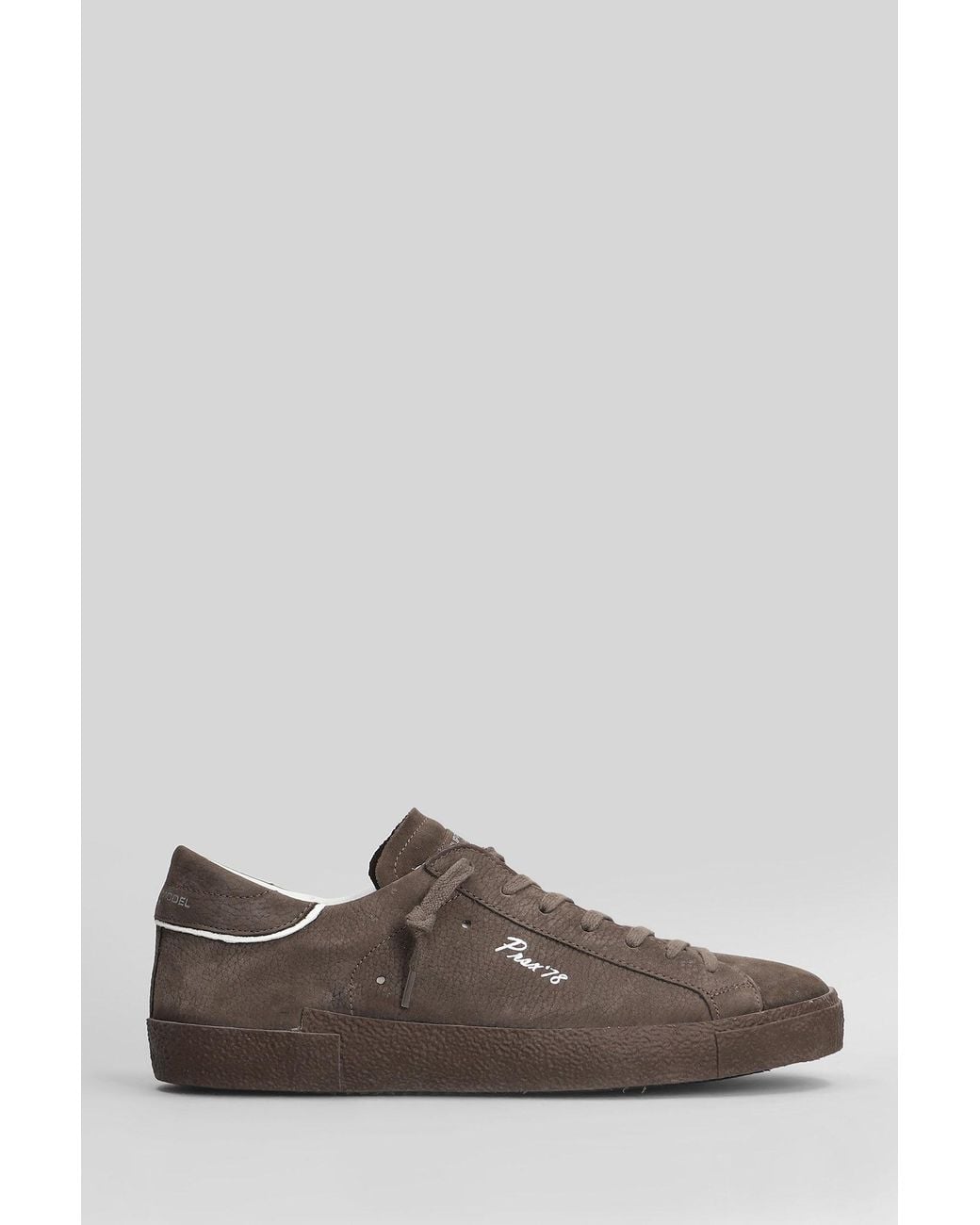 Philippe Model Brown Prsx Low Sneakers for men