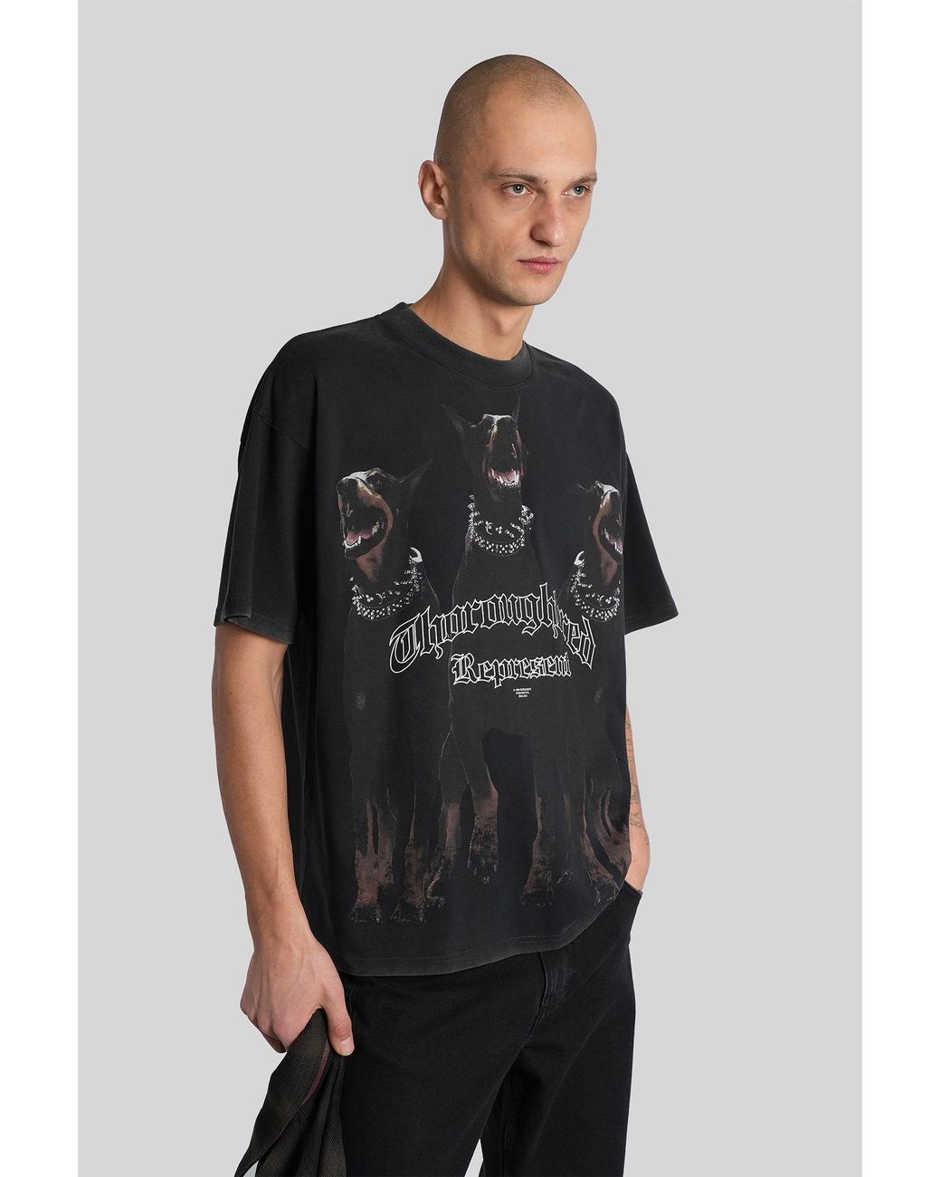 Represent Black T-Shirt for men