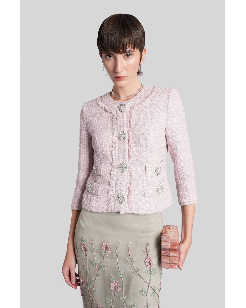 Costarellos Pink Macie Casual Jacket