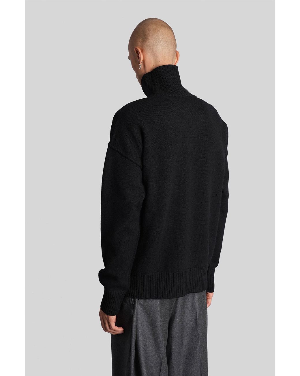 AMI Black Knitwear for men