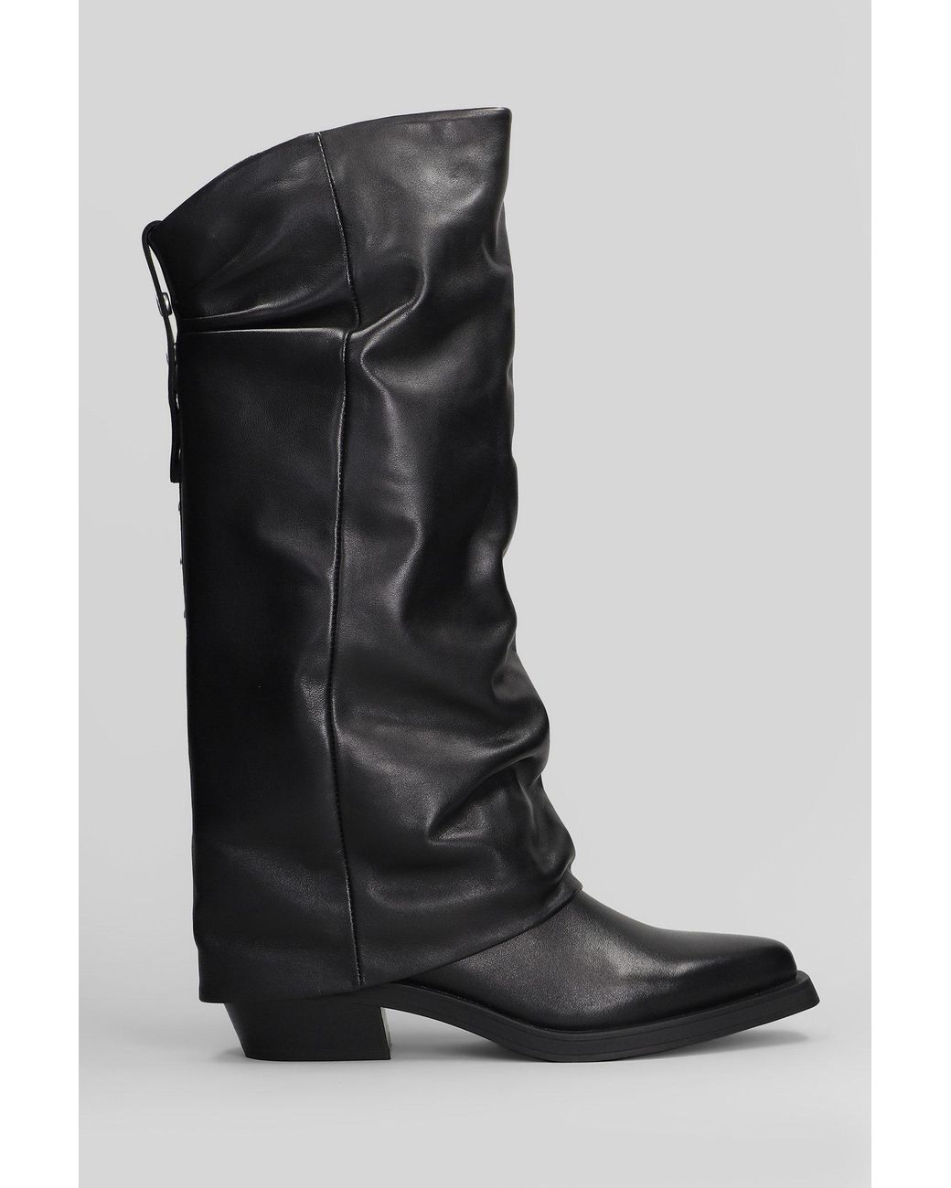 Ash Black Liam Low Heels Boots
