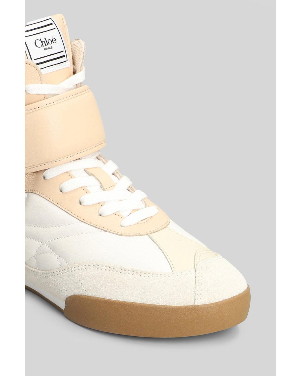 Chloé Natural Kick Sneakers