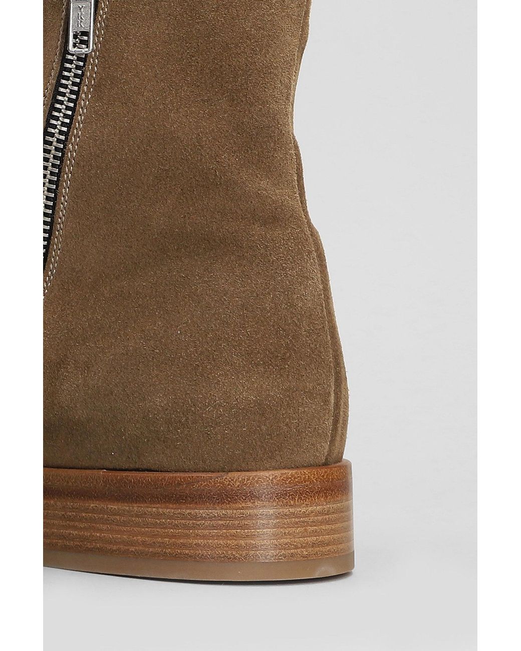 Common Projects Brown Zipped Boot Ankle Boots for men