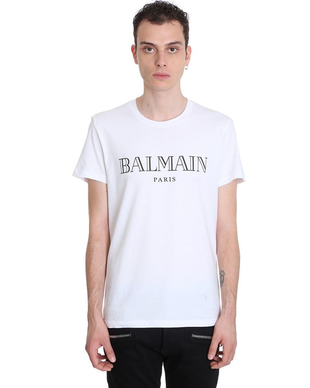 balmain tshirt white