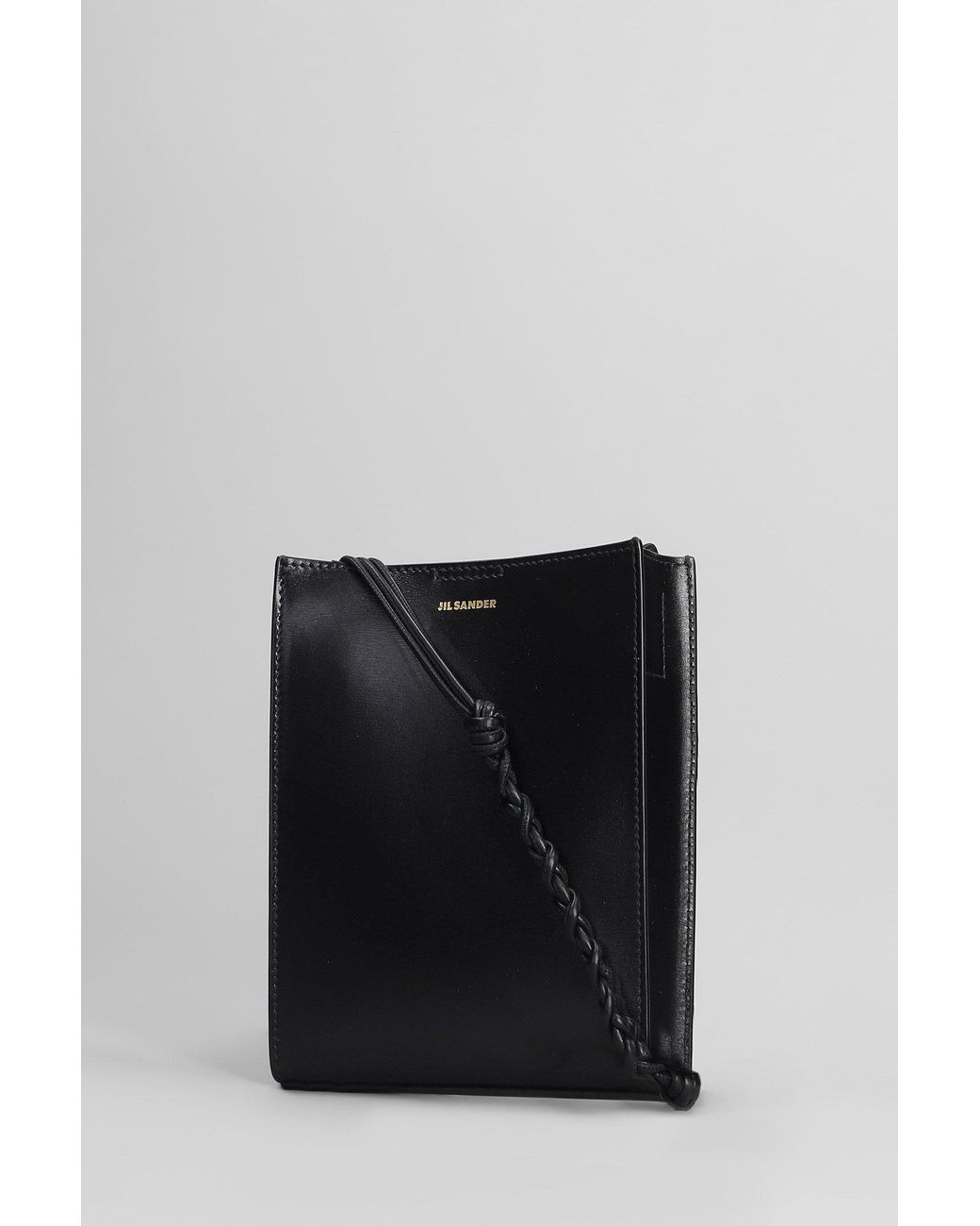 Jil Sander Black Tangle Shoulder Bag
