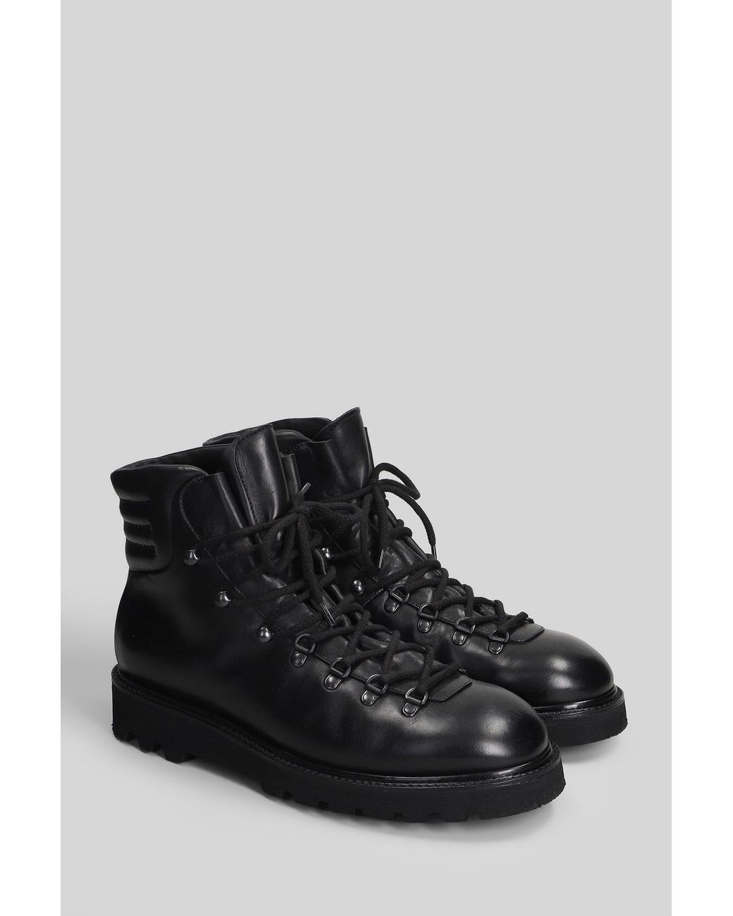 Premiata Black Elba Ankle Boots for men