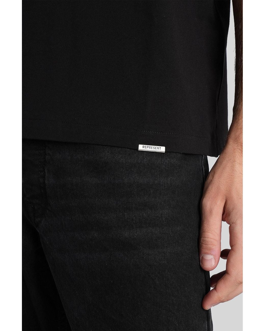 Represent Black T-Shirt for men