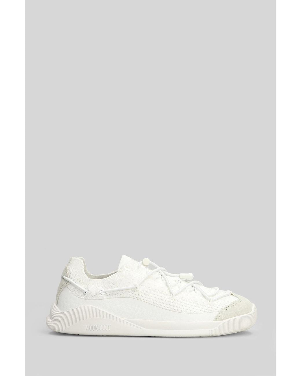 Moon Boot Multicolor Mb Moonlight Sneakers In White Polyester