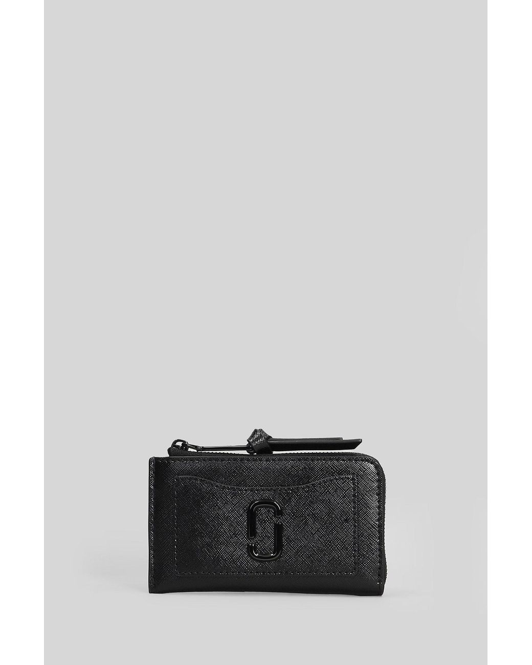 Marc Jacobs Black The Top Zip Multi Wallet