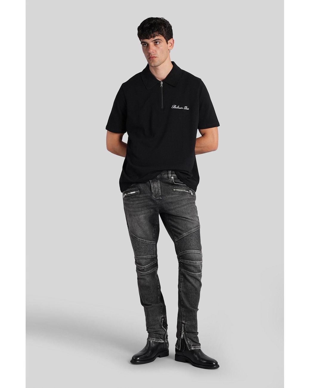 Balmain Black Jeans for men