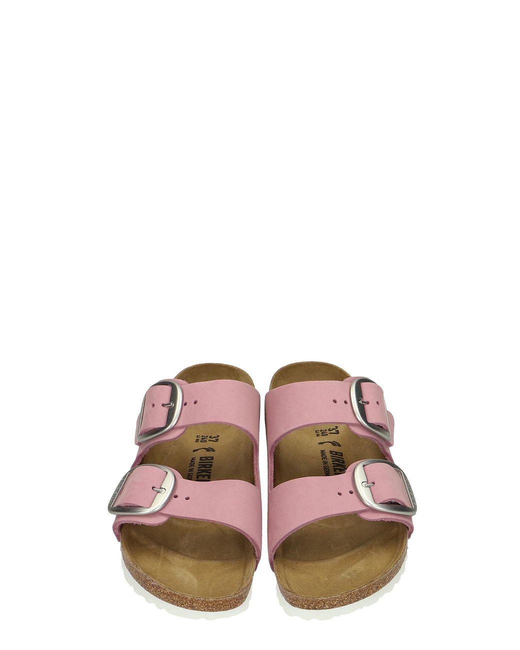 Birkenstock Arizona Flats In Rose-pink Leather | Lyst