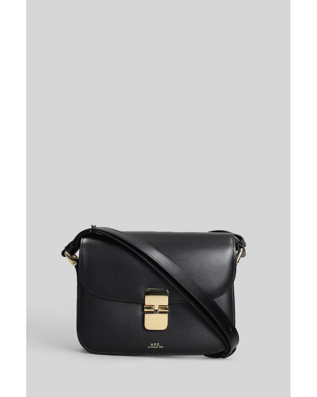 A.P.C. Black Grace Small Shoulder Bag